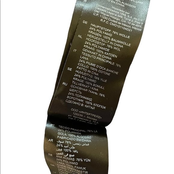 Sandro Ancolie Victorian Ruffle Eyelet Collar Long Sleeve Wool Sweater Dress - Picture 6 of 7